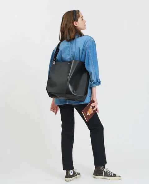 LE DAIAGONAL LEATHER BLACK / PVC BLACK