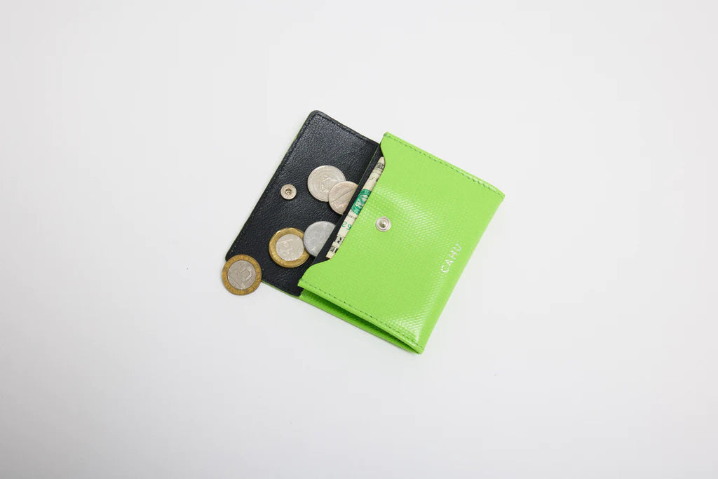 COIN CASE LIGHT GREEN