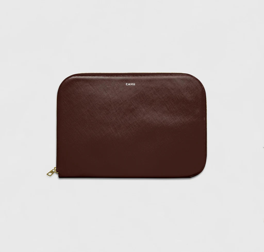 【SALE】THE CLAUDE LAPTOP SLEEVE Brown