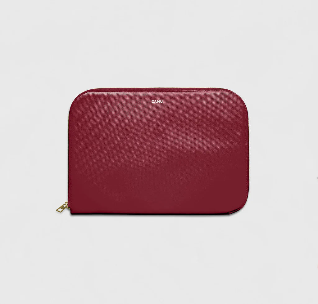 【SALE】THE CLAUDE LAPTOP SLEEVE Burgundy
