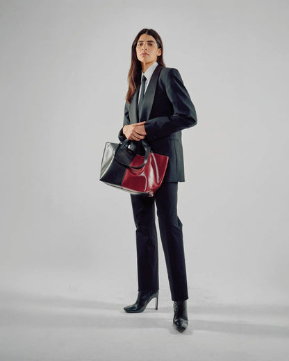 【SALE】THE PRATIQUE BURGUNDY BLACK